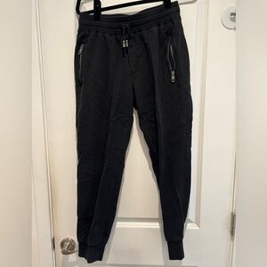 Dolce and Gabbana black sweat pant joggers